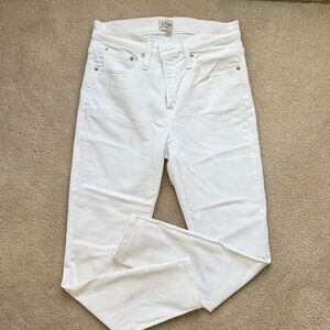 J. Crew Crisp White Jeans